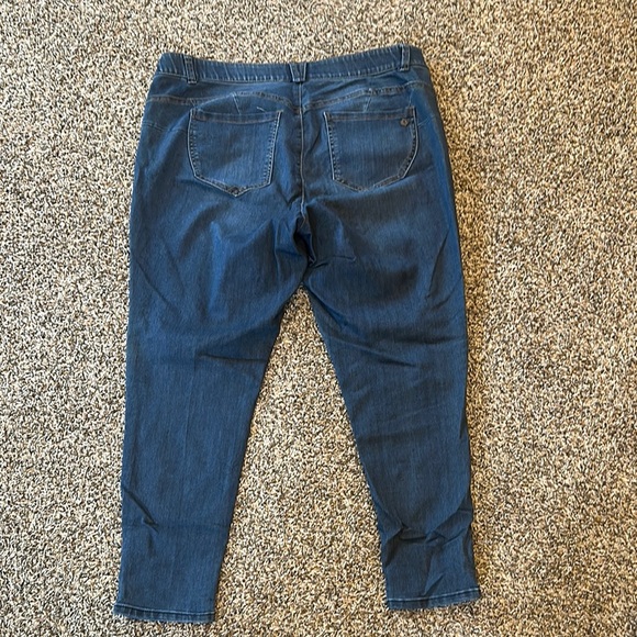 Democracy Blue Ankle Cropped Jeans - Picture 4 of 4